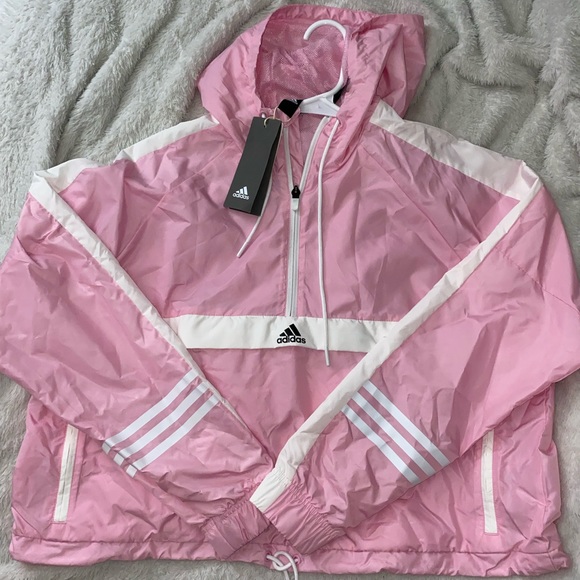 Athletic Pink Adidas Jacket - Picture 1 of 1